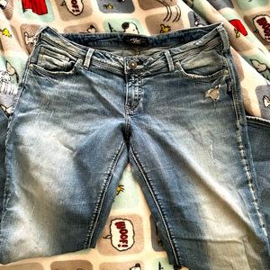 Silver jeans. Style SAM. 33/27